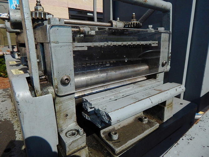 .040 /.025 x 4 /8 LITTELL Straightener, 17-Roll, Fenner M-Drive, 1-1/2 HP