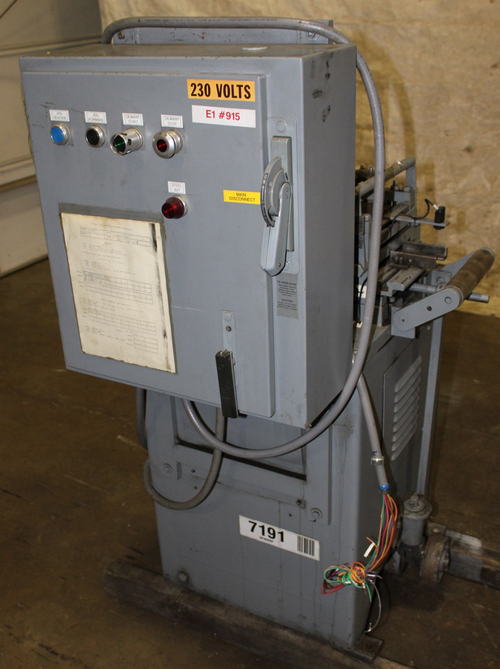 .040 /.025 x 4 /8 LITTELL Straightener, 17-Roll, Fenner M-Drive, 1-1/2 HP