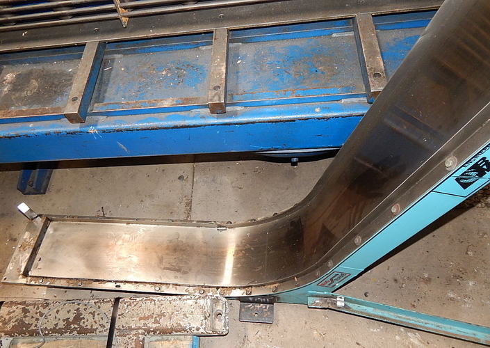9-1/2 W x 114 L BUNTING MAGNETICS Magnetic Conveyor, 64 Exit Ht, 1-1/2 HP