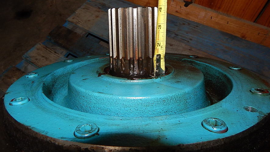 STAFFA 25630 Hydraulic Rotary Motor, Removed from Running Machine