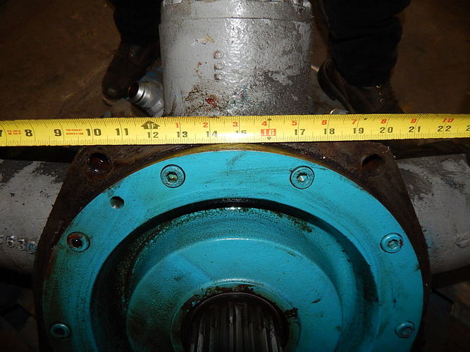 STAFFA 25630 Hydraulic Rotary Motor, Removed from Running Machine