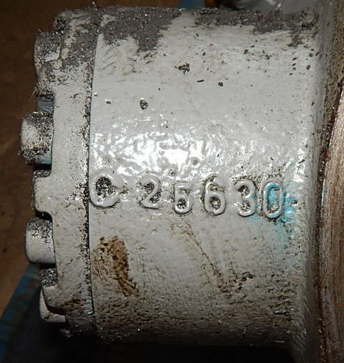 STAFFA 25630 Hydraulic Rotary Motor, Removed from Running Machine