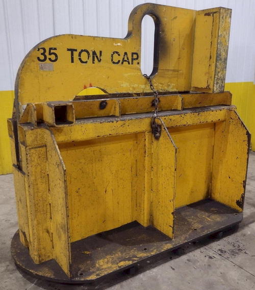70,000 Lb OVERHEAD CRANE C-Hook, Parking Cradle