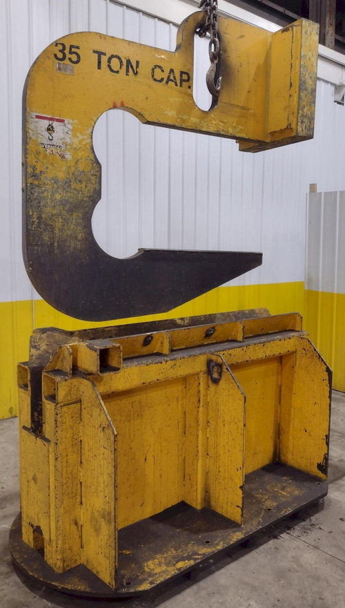 70,000 Lb OVERHEAD CRANE C-Hook, Parking Cradle