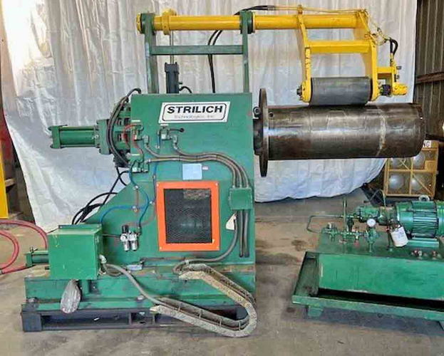 25,000 Lb STRILICH Uncoiler, 18.5 to 24.5 ID, 72 OD, 48 Width