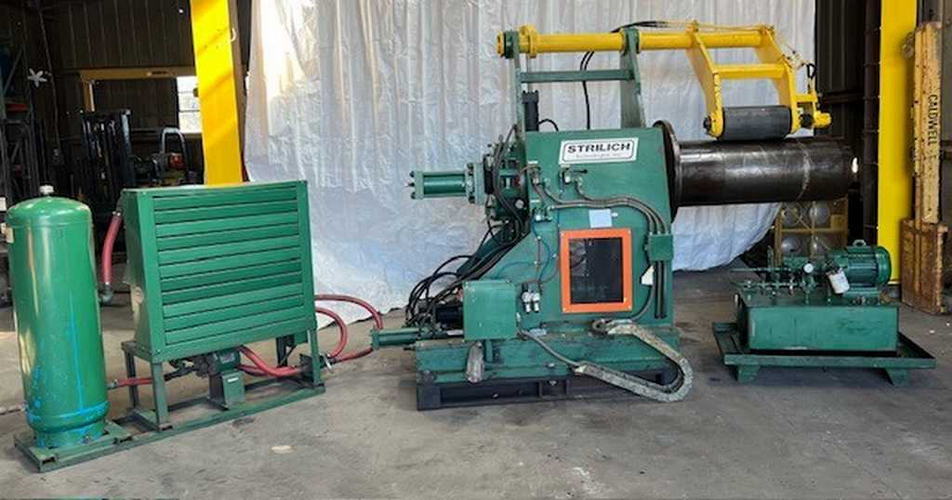 25,000 Lb STRILICH Uncoiler, 18.5 to 24.5 ID, 72 OD, 48 Width