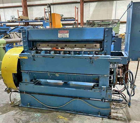 48 x .135 SESCO Cut-to-Length Shear, Air Clutch/Brake, 10 HP AC