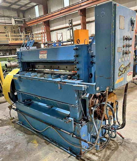 48 x .135 SESCO Cut-to-Length Shear, Air Clutch/Brake, 10 HP AC