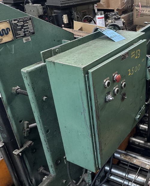 2,500 Lb COOPER WEYMOUTH PETERSON Coil Cradle, 50 OD, 12 Width