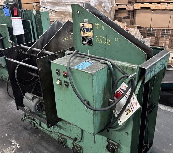 2,500 Lb COOPER WEYMOUTH PETERSON Coil Cradle, 50 OD, 12 Width