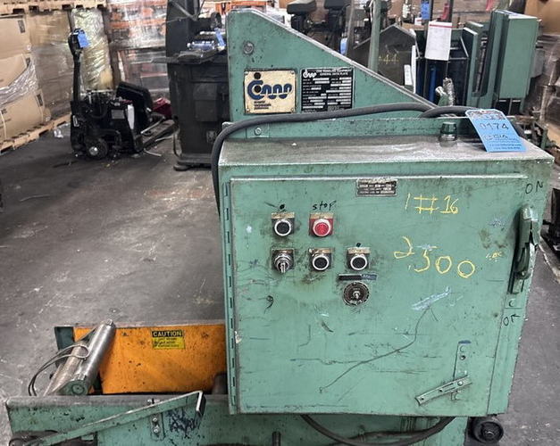 2,500 Lb COOPER WEYMOUTH PETERSON Coil Cradle, 50 OD, 12 Width