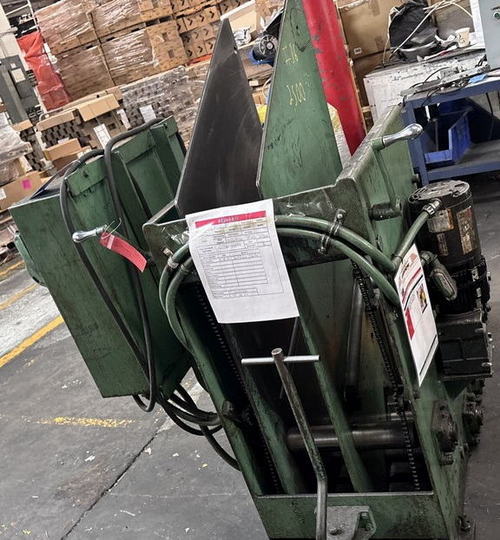 2,500 Lb COOPER WEYMOUTH PETERSON Coil Cradle, 50 OD, 12 Width